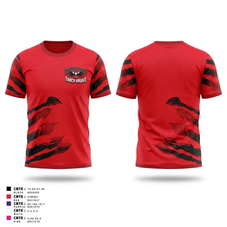 Soft Poly Tee Cotton Like Feel, Carolina Track Hawks, Track & Field, Teamtime, Team time, sublimation, custom sports apparel, team uniforms, spirit wear, spiritwear, sports uniforms, custom shirts, team store, custom team store, fundraiser sports, apparel fundraiser