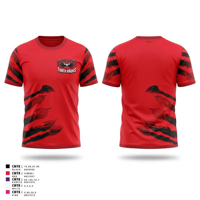 Carolina Track Hawks Soft Poly Tee Cotton Like Feel - 17