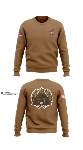 Crew Neck Sweatshirt, 1P FIST, Army, Teamtime, Team time, sublimation, custom sports apparel, team uniforms, spirit wear, spiritwear, sports uniforms, custom shirts, team store, custom team store, fundraiser sports, apparel fundraiser
