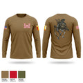 HHC 223rd Engineer Battalion Long Sleeve Performance Shirt - 1
