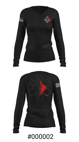 Women's Long Sleeve Vneck Shirt, , Army, Teamtime, Team time, sublimation, custom sports apparel, team uniforms, spirit wear, spiritwear, sports uniforms, custom shirts, team store, custom team store, fundraiser sports, apparel fundraiser