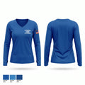 ALEXANDER FIRE RESPONDERS Women's Long Sleeve V-neck Shirt - 1