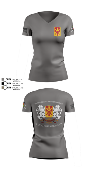 Womens Short Sleeve Vneck Shirt, Bravo 1-43 ADA, Army, Teamtime, Team time, sublimation, custom sports apparel, team uniforms, spirit wear, spiritwear, sports uniforms, custom shirts, team store, custom team store, fundraiser sports, apparel fundraiser
