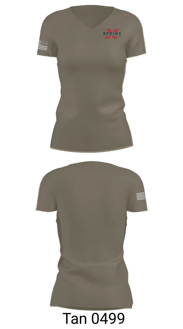 Womens Short Sleeve Vneck Shirt, SPRINX FIRE PROTECTION, , Teamtime, Team time, sublimation, custom sports apparel, team uniforms, spirit wear, spiritwear, sports uniforms, custom shirts, team store, custom team store, fundraiser sports, apparel fundraiser