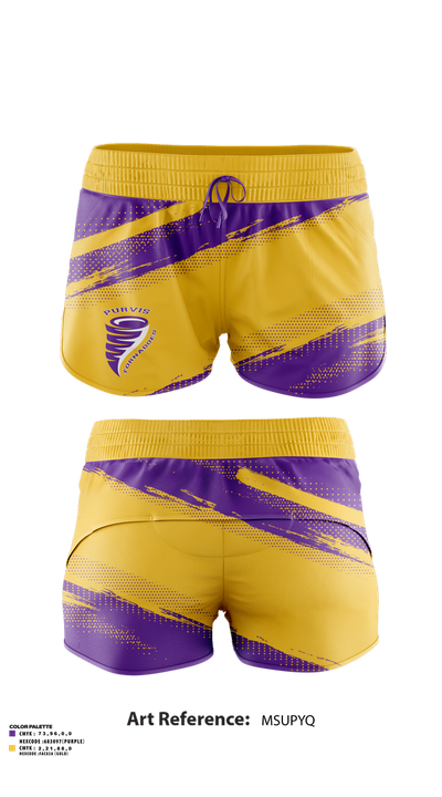 Purvis Middle School Cheer 52252572 Women's Shorts - 1