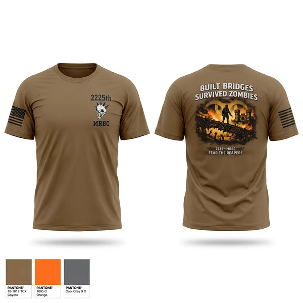 Old School Cotton Feel Shirt, 2225th MRBC, National Guard, Teamtime, Team time, sublimation, custom sports apparel, team uniforms, spirit wear, spiritwear, sports uniforms, custom shirts, team store, custom team store, fundraiser sports, apparel fundraiser