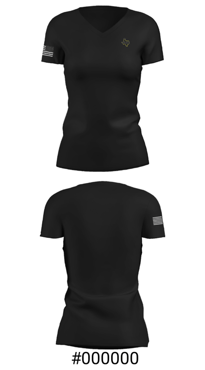 Third Coast Kings 22676142 Women's Short Sleeve V-neck Shirt - 21