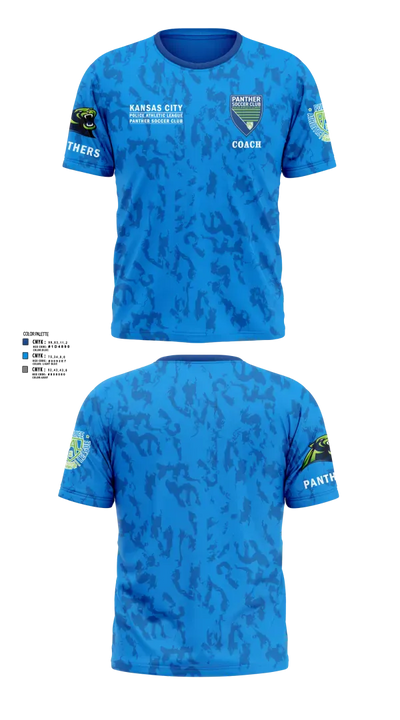 Kansas City Missouri Police Athletic League Panthers (Soccer) 2790826 Short Sleeve Performance Shirt - 15