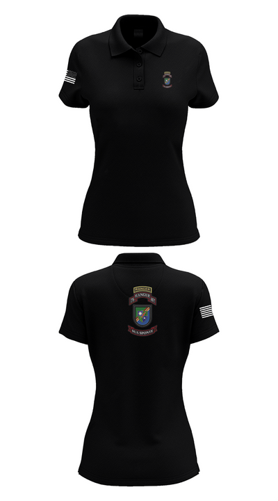 3rd/75th Ranger Regiment 63467571 Women's Short Sleeve Performance Polo  - 35