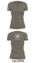 1-320th FAR FOX CO 66582202 Women's Short Sleeve V-neck Shirt - 68