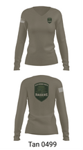 BSS JROTC 74818776 Women's Long Sleeve V-neck Shirt - 77