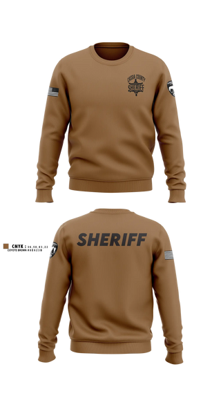 Crew Neck Sweatshirt, Cassia County Sheriff’s Office, Police, Teamtime, Team time, sublimation, custom sports apparel, team uniforms, spirit wear, spiritwear, sports uniforms, custom shirts, team store, custom team store, fundraiser sports, apparel fundraiser