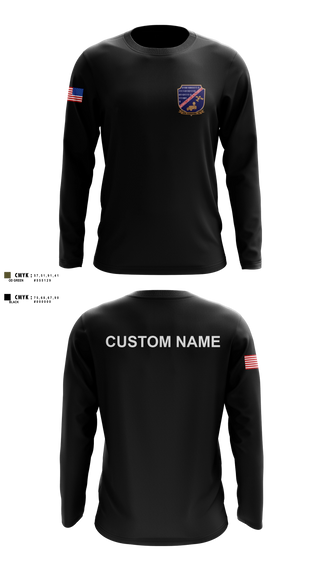 Long Sleeve Performance Shirt, Marine Detachment Fort Gordan, Marines, Teamtime, Team time, sublimation, custom sports apparel, team uniforms, spirit wear, spiritwear, sports uniforms, custom shirts, team store, custom team store, fundraiser sports, apparel fundraiser