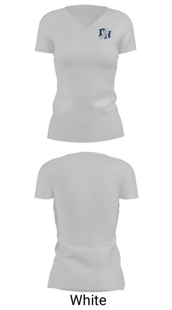 Women's Short Sleeve Vneck Shirt, Dana Hall School Basketball, Women's Basketball, Teamtime, Team time, sublimation, custom sports apparel, team uniforms, spirit wear, spiritwear, sports uniforms, custom shirts, team store, custom team store, fundraiser sports, apparel fundraiser