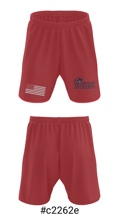 North Central Middle School Wrestling 20964695 Athletic Shorts With Pockets - 15