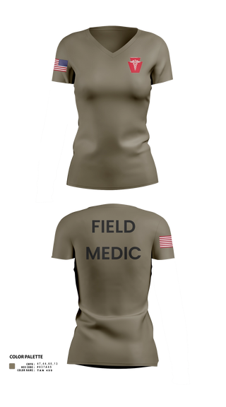 Womens Short Sleeve Vneck Shirt, Snake creek medic corp, Air Force, Teamtime, Team time, sublimation, custom sports apparel, team uniforms, spirit wear, spiritwear, sports uniforms, custom shirts, team store, custom team store, fundraiser sports, apparel fundraiser