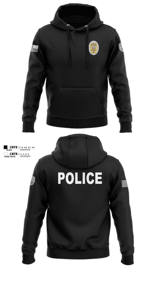 Hoodie, Angier Police Department, Police, Teamtime, Team time, sublimation, custom sports apparel, team uniforms, spirit wear, spiritwear, sports uniforms, custom shirts, team store, custom team store, fundraiser sports, apparel fundraiser