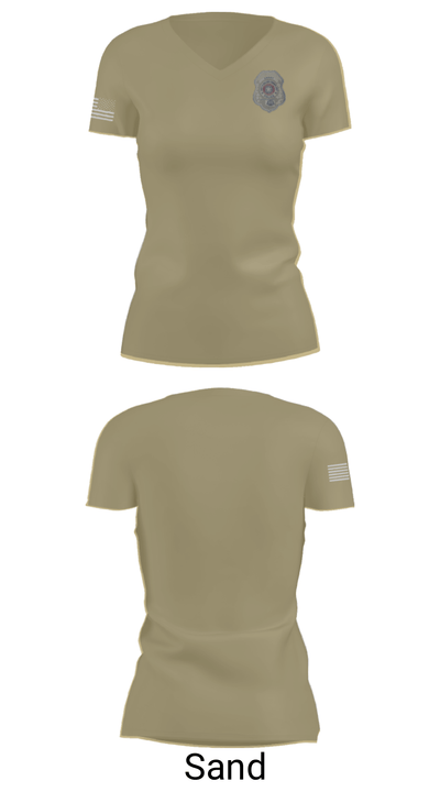 District 13 TF 92193766 Women's Short Sleeve V-neck Shirt - 44