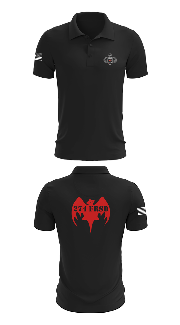 Short Sleeve Performance Polo, 274th FRSD (Airborne), Army, Teamtime, Team time, sublimation, custom sports apparel, team uniforms, spirit wear, spiritwear, sports uniforms, custom shirts, team store, custom team store, fundraiser sports, apparel fundraiser