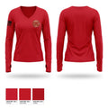 11th signal brigade 62nd esb-e Women's Long Sleeve V-neck Shirt - 1
