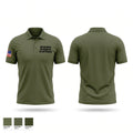 4th Squadron-9th Regiment 1st CAV Division Short Sleeve Performance Polo - 1