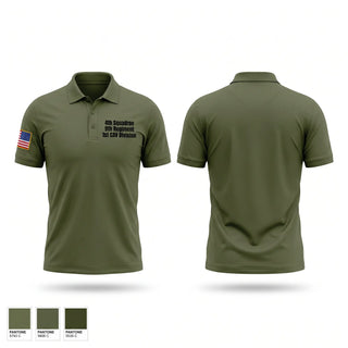 Short Sleeve Performance Polo, 4th Squadron-9th Regiment 1st CAV Division, Army, Teamtime, Team time, sublimation, custom sports apparel, team uniforms, spirit wear, spiritwear, sports uniforms, custom shirts, team store, custom team store, fundraiser sports, apparel fundraiser