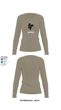 QCStunts 97829052 Women's Long Sleeve V-neck Shirt - 28