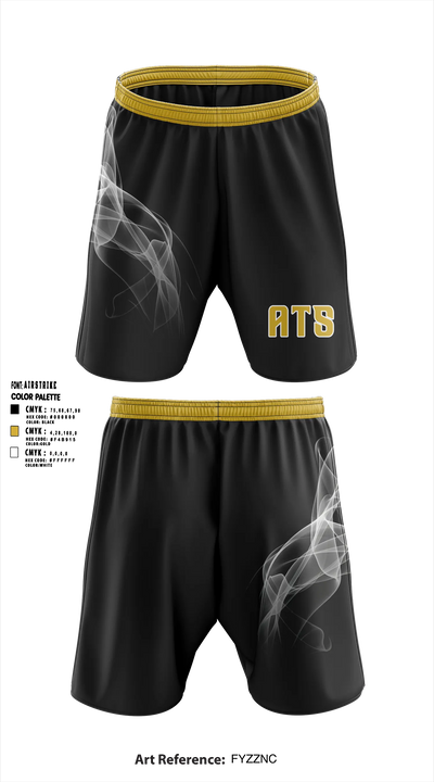 ALL THE SMOKE Athletic Shorts With Pockets - 5