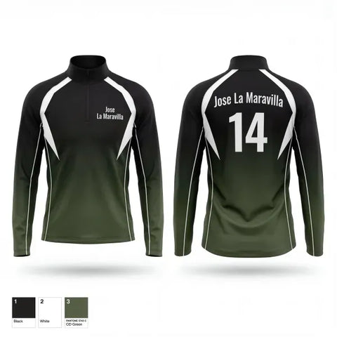 Quarter Zip Jacket, Jose La Maravilla, , Teamtime, Team time, sublimation, custom sports apparel, team uniforms, spirit wear, spiritwear, sports uniforms, custom shirts, team store, custom team store, fundraiser sports, apparel fundraiser