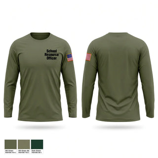 Long Sleeve Performance Shirt, School Resource Officer, Police, Teamtime, Team time, sublimation, custom sports apparel, team uniforms, spirit wear, spiritwear, sports uniforms, custom shirts, team store, custom team store, fundraiser sports, apparel fundraiser