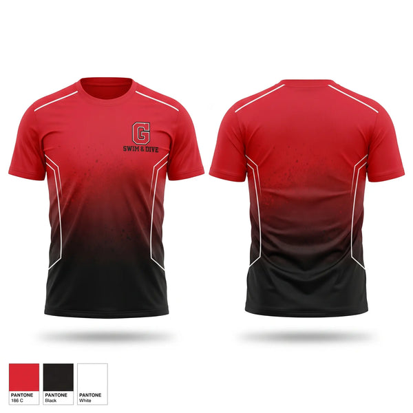 Short Sleeve Performance Shirt, Glenwood High School Swimming, Swimming, Teamtime, Team time, sublimation, custom sports apparel, team uniforms, spirit wear, spiritwear, sports uniforms, custom shirts, team store, custom team store, fundraiser sports, apparel fundraiser
