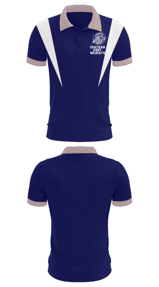 Short Sleeve Performance Polo, Chatham Kent Wildcats, Men's Basketball, Teamtime, Team time, sublimation, custom sports apparel, team uniforms, spirit wear, spiritwear, sports uniforms, custom shirts, team store, custom team store, fundraiser sports, apparel fundraiser