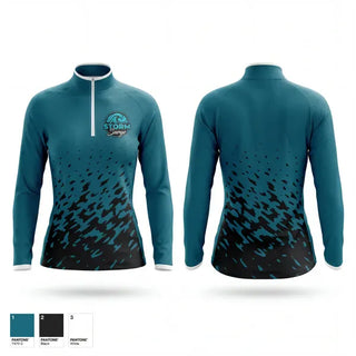 Quarter Zip Jacket, Hurricanes, Cheer, Teamtime, Team time, sublimation, custom sports apparel, team uniforms, spirit wear, spiritwear, sports uniforms, custom shirts, team store, custom team store, fundraiser sports, apparel fundraiser