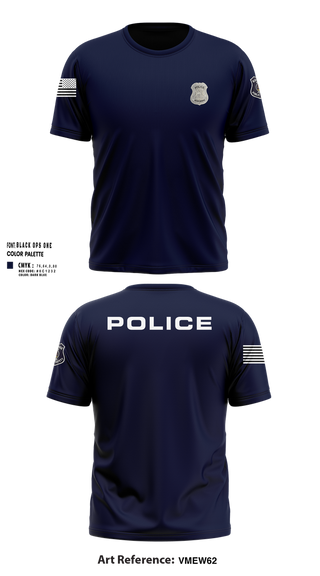 Short Sleeve Performance Shirt, RRPD, Police, Teamtime, Team time, sublimation, custom sports apparel, team uniforms, spirit wear, spiritwear, sports uniforms, custom shirts, team store, custom team store, fundraiser sports, apparel fundraiser