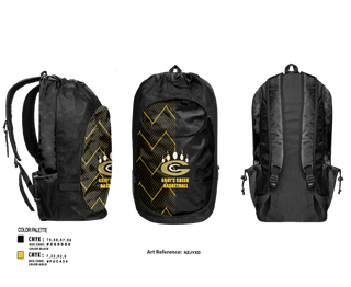 Gear Bag, Gray's Creek Basketball, Women's Basketball, Teamtime, Team time, sublimation, custom sports apparel, team uniforms, spirit wear, spiritwear, sports uniforms, custom shirts, team store, custom team store, fundraiser sports, apparel fundraiser