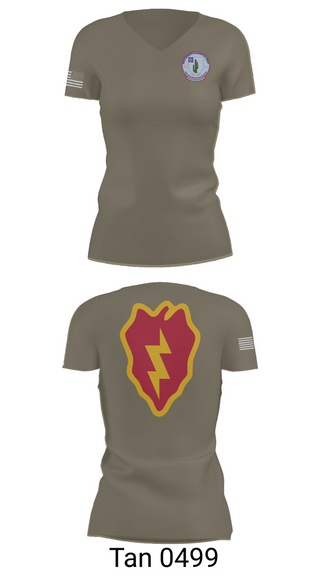 Womens Short Sleeve Vneck Shirt, 2-35 Infantry Batallion, , Teamtime, Team time, sublimation, custom sports apparel, team uniforms, spirit wear, spiritwear, sports uniforms, custom shirts, team store, custom team store, fundraiser sports, apparel fundraiser