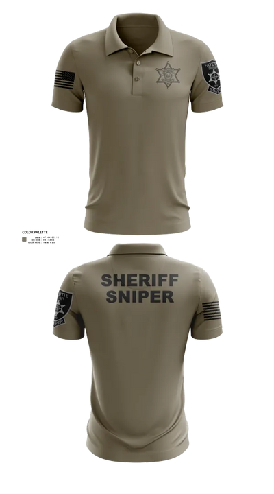 Fayette County Sheriff WV 38752837 Short Sleeve Performance Polo - 230