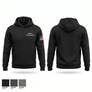 Hoodie, Sparta Fire/Rescue, Fire Department, Teamtime, Team time, sublimation, custom sports apparel, team uniforms, spirit wear, spiritwear, sports uniforms, custom shirts, team store, custom team store, fundraiser sports, apparel fundraiser