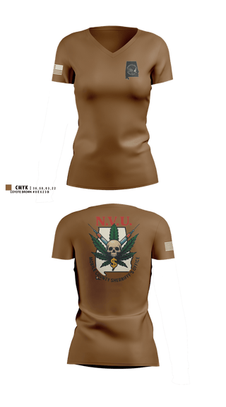 Womens Short Sleeve Vneck Shirt, Mobile County Sheriff’s Office, Police, Teamtime, Team time, sublimation, custom sports apparel, team uniforms, spirit wear, spiritwear, sports uniforms, custom shirts, team store, custom team store, fundraiser sports, apparel fundraiser