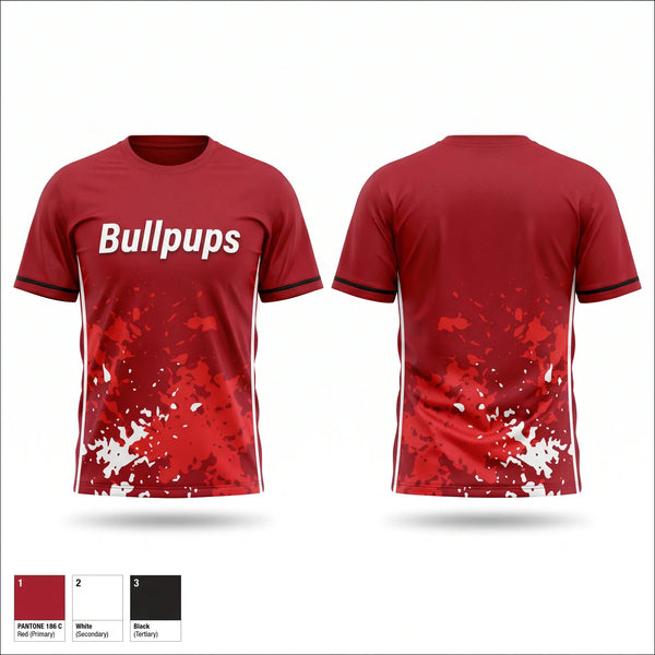 Soft Poly Tee Cotton Like Feel, Bullpups, , Teamtime, Team time, sublimation, custom sports apparel, team uniforms, spirit wear, spiritwear, sports uniforms, custom shirts, team store, custom team store, fundraiser sports, apparel fundraiser