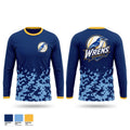 Wrens Baseball Long Sleeve Performance Shirt - 1