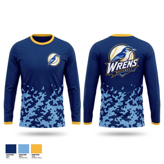Long Sleeve Performance Shirt, Wrens Baseball, Baseball, Teamtime, Team time, sublimation, custom sports apparel, team uniforms, spirit wear, spiritwear, sports uniforms, custom shirts, team store, custom team store, fundraiser sports, apparel fundraiser
