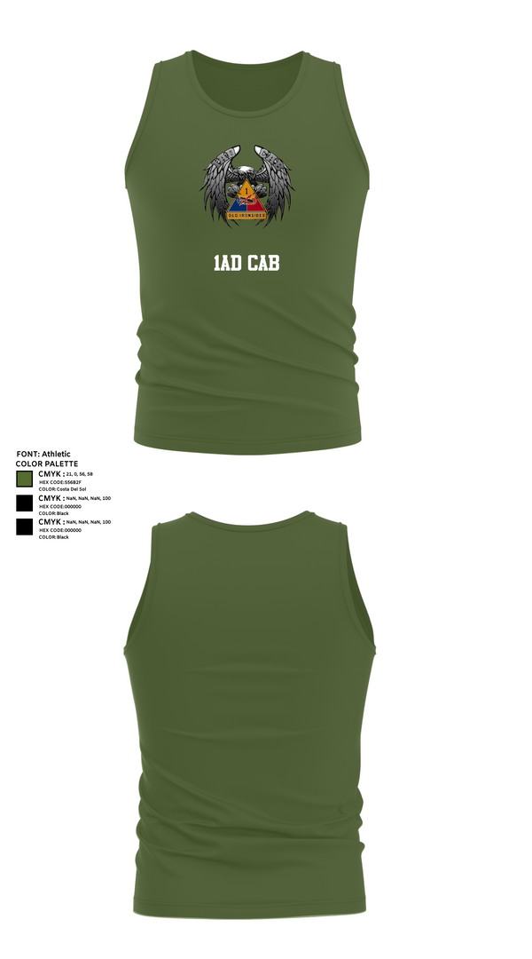 Tank Top, 1AD CAB, , Teamtime, Team time, sublimation, custom sports apparel, team uniforms, spirit wear, spiritwear, sports uniforms, custom shirts, team store, custom team store, fundraiser sports, apparel fundraiser
