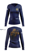 Ucla police departments Women's Long Sleeve V-neck Shirt - 100