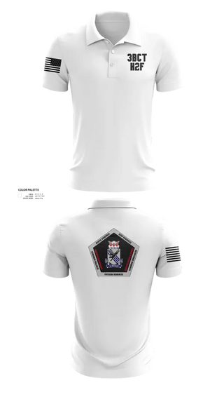 Short Sleeve Performance Polo, 3BCT H2F, Army, Teamtime, Team time, sublimation, custom sports apparel, team uniforms, spirit wear, spiritwear, sports uniforms, custom shirts, team store, custom team store, fundraiser sports, apparel fundraiser