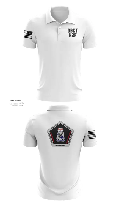 3BCT H2F 56762054 Short Sleeve Performance Polo - 152