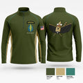 3rd SF group 75088241 Quarter Zip Jacket - 21