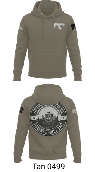 Hoodie, Violent Crimes Unit, Police, Teamtime, Team time, sublimation, custom sports apparel, team uniforms, spirit wear, spiritwear, sports uniforms, custom shirts, team store, custom team store, fundraiser sports, apparel fundraiser