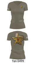Hudspeth county sheriff office 47128359 Women's Short Sleeve V-neck Shirt - 65