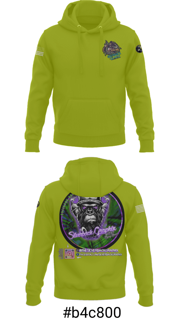 Hoodie, Silverback Graphix, , Teamtime, Team time, sublimation, custom sports apparel, team uniforms, spirit wear, spiritwear, sports uniforms, custom shirts, team store, custom team store, fundraiser sports, apparel fundraiser